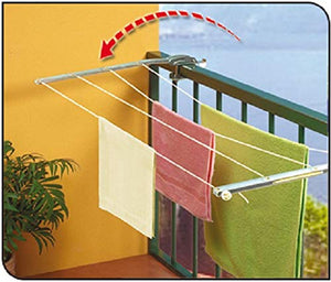 Gimi Ring Stendibiancheria da Balcone, Stendino Esterno, Sistema a... - Ilgrandebazar