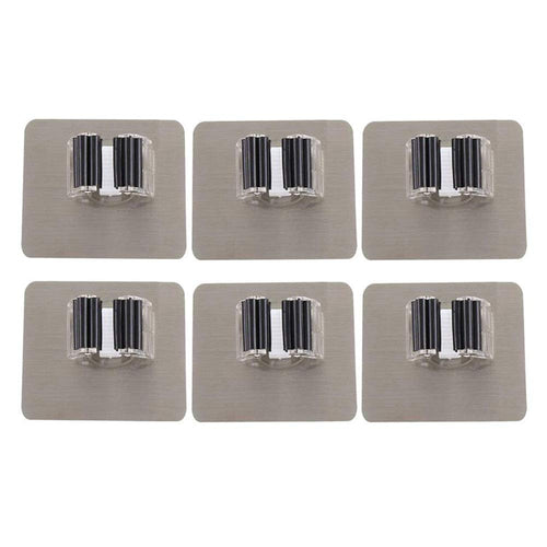 Gobesty Portascope da Muro, 6 pezzi Porta-scopa autoadesivi per scopa... - Ilgrandebazar