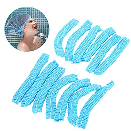 Berretto da bagno blu a rete a sfilacciatura monouso per fare la doccia,... - Ilgrandebazar