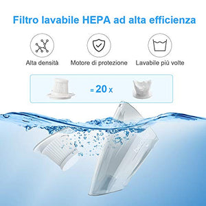Aspirabriciole, Aspirabriciole Senza Fili Potente, Aspirapolvere Portatile...