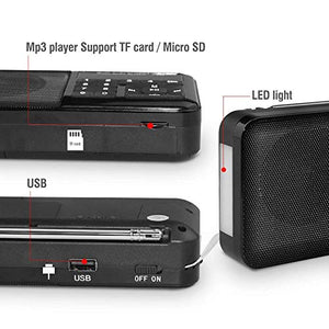 Radio Tascabile FM Portatile Digitale con Altoparlante Y-01