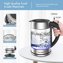 Carica l&#39;immagine nel visualizzatore di Gallery, Bollitore Elettrico, Homgeek Acqua Elettrico Veloce da 2200W /...