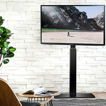 Carica l'immagine nel visualizzatore di Gallery, FITUEYES Girevole Supporto al Pavimento con Staffa per 32“ - 65” / 1 ripiano - Ilgrandebazar