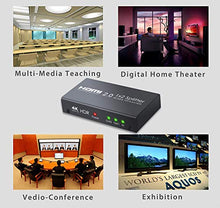 Carica l'immagine nel visualizzatore di Gallery, ESYNiC HDMI 2.0 Splitter 2 Vie Supporta 2 Way 4K 60hz HDR - Ilgrandebazar