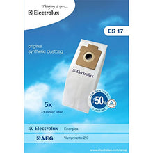 Carica l&#39;immagine nel visualizzatore di Gallery, Electrolux 900256339 Es17 Sacco Sintetico per Energica, 1 Filtro Motore - Ilgrandebazar