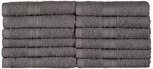 NatureMark NM-HT0816 Asciugamani Ospiti in Spugna, Antracite/Grigio - Ilgrandebazar
