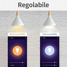 Carica l&#39;immagine nel visualizzatore di Gallery, Lampadina Intelligente Anoopsyche Smart WiFi E27 9W 2 pack