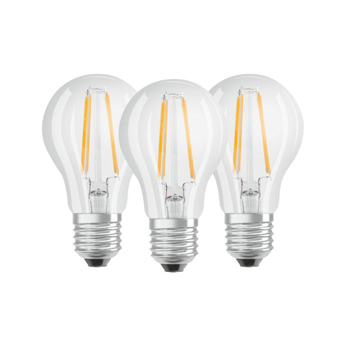 Osram Base CLAS A Lampada LED E27, 6.5W = 60 3 Lamp., Bianco (Cool White) - Ilgrandebazar