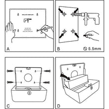 Carica l&#39;immagine nel visualizzatore di Gallery, Blusea Distributore Carta Asciugamani Bagno Cucina CHUANGDIAN Parete Silver - Ilgrandebazar