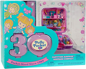 Polly Pocket Cofanetto Ricordo Partytime Surprise per Il 30° Anniversario,... - Ilgrandebazar