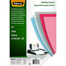 Carica l&#39;immagine nel visualizzatore di Gallery, Fellowes 5376001 Copertine per Rilegatura in PVC 150 my, Trasparente - Ilgrandebazar