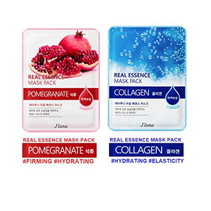 Jluna korea real essence facial sheet masks 10 pack - 10 different types of... - Ilgrandebazar