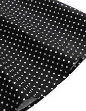 Carica l'immagine nel visualizzatore di Gallery, DRESSTELLS Donne 1950 Audrey Hepbun Vintage con S, Black Small White Dot - Ilgrandebazar