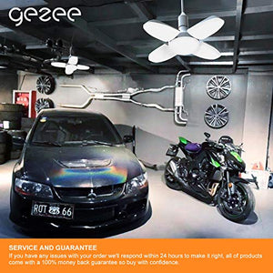 Gezee Lampada da Garage a LED, 48W E27 6500K 4800Lm, Negozio...