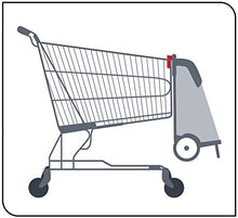 Carica l&#39;immagine nel visualizzatore di Gallery, GIMI Flexi Carrello Portaspesa, Portata 30 kg, Telaio Richiudibile, Argento