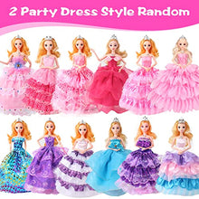 Carica l&#39;immagine nel visualizzatore di Gallery, 56 Set Abbigliamento e Accessori per Barbie Doll, Accessori per Bambole Mini Vestiti Abiti Pantaloni Bikini Scarpe Borsa Accessori per 11.5 Pollici Principessa Bambola (Consegna Casuale)