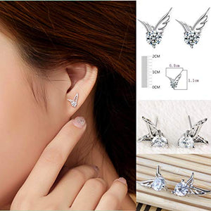 Yolistar 6 Paia Donna Orecchini in Argento 925, di Cristallo,... - Ilgrandebazar