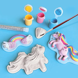 Ses Hobby Bambine Modellare e Pitturare Unicorni, Multicolore, 01359 - Ilgrandebazar