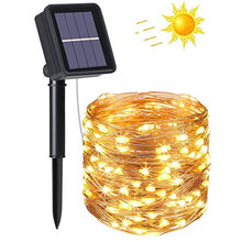 Carica l&#39;immagine nel visualizzatore di Gallery, flintronic Catena Luminosa Solare, Luci Solari Esterno, 8 Modi #1 Pc 100led