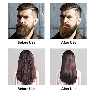 Pettine Elettrico per Uomo Spazzola Liscia Barba Nero E Oro - Ilgrandebazar