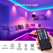 Carica l&#39;immagine nel visualizzatore di Gallery, 16M LED Striscia Luci Colorate Kit, Novostella 480 5050 Strisce 16 metri