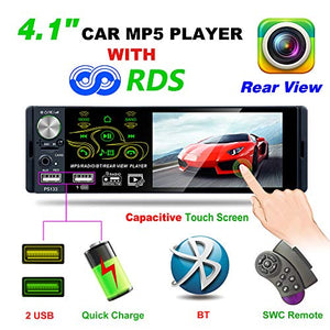 Honboom 2019 Nuovo progettato Autoradio Bluetooth Stéréo de voiture 1DIN-12V