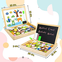 Carica l'immagine nel visualizzatore di Gallery, COOLJOY Giochi Montessori 2 Anni | Puzzle Magnetico Giochi Bambini 2 3 4 Anni | Animali Lavagna Magnetica per Bambini | Puzzle Regalo Bambino-Bambina 3 Anni