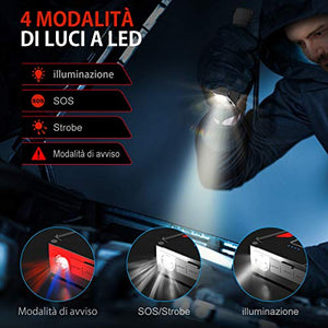 BuTure Avviatore di Emergenza, 800A 12800mAh Batterie Portatile...