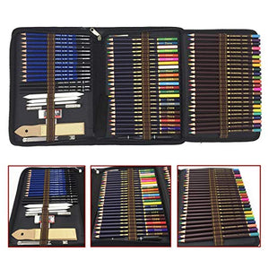 Matite di Disegno Artistico, 72 Kit da schizzo e Colorate di... - Ilgrandebazar