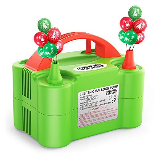 Dr.meter Pompa Elettrica, Elettronica di Gonfiaggio Verde + Arancione - Ilgrandebazar