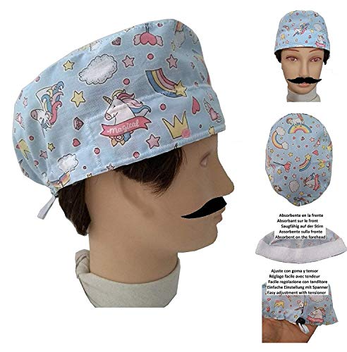 Cuffietta chirurgica Unicorns per capelli corti, chirurgo, dentista,... - Ilgrandebazar