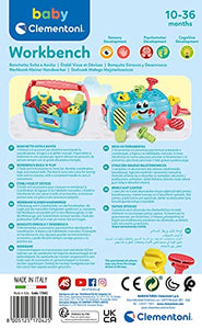 Clementoni- Banchetto Svita Avvita Gioco per Bambini, 10 - 3 anni, Multicolore, 17042