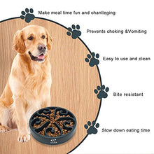 Carica l'immagine nel visualizzatore di Gallery, Decyam Ciotola Cani Mangiare Lento, Distributore di Cibo Black