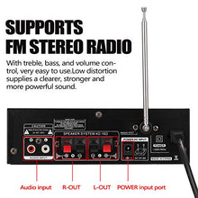 Carica l&#39;immagine nel visualizzatore di Gallery, Docooler 600W Amplificatore,HiFi Audio Stereo BT Radio Portatile per A-600W