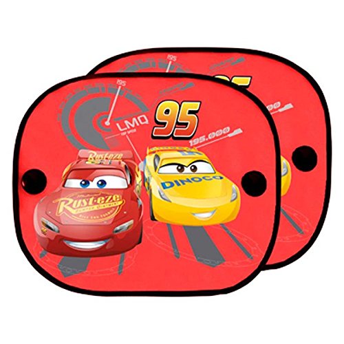 ABC Parts Cars CARS101 Tendine Coprisole, Rosso, Set di 2