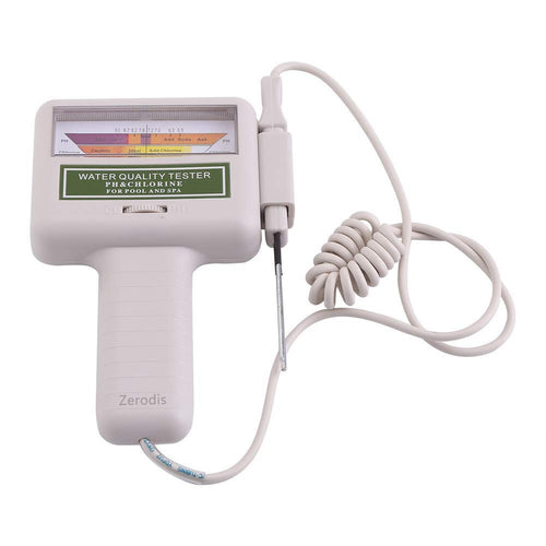 PH Tester, Portable 2 in 1 0026 CL2 Misuratore di Livello Pattern 1 - Ilgrandebazar