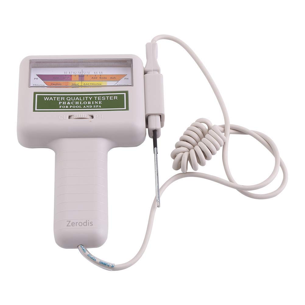 PH Tester, Portable 2 in 1 0026 CL2 Misuratore di Livello Pattern 1 - Ilgrandebazar