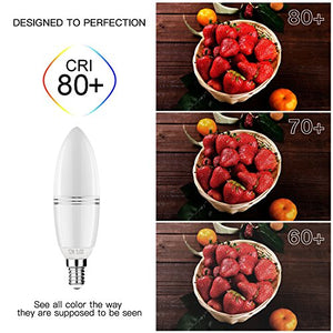 Yiizon LED E14 12W lampadine a candela, 100W equivalenti a Bianca Calda - Ilgrandebazar