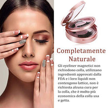 Carica l&#39;immagine nel visualizzatore di Gallery, Ciglia Finte Magnetiche, Eyeliner Magnetico Impermeabile e Set Di Ciglia...