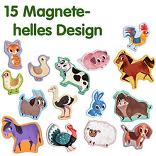 Carica l&#39;immagine nel visualizzatore di Gallery, MAGDUM Calamite Bambini Animali Fattoria – Grandi calamite frigo bambini –... - Ilgrandebazar