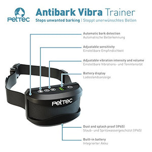 PetTec Collare Automatico Antiabbaio per Cani Addestramento, Vibrazione... - Ilgrandebazar