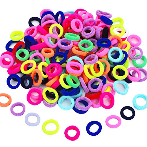 100 Pezzi Elastici per Capelli Legami Mini Fasce Piccoli... - Ilgrandebazar