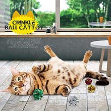 Carica l&#39;immagine nel visualizzatore di Gallery, Bestfornier - Confezione da 25 palle per gatti, giocattolo originale in...