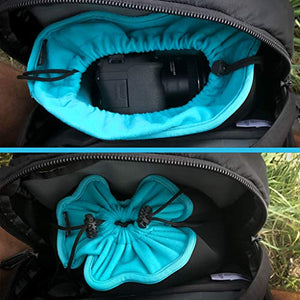 Lens-Aid Custodia per Fotocamera in Neoprene con Rivestimento Feltro: S
