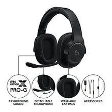 Carica l&#39;immagine nel visualizzatore di Gallery, Logitech G433 7.1 Cuffie Gaming Audio Surround 7.1, Posizionamento DTS...