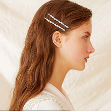Carica l&#39;immagine nel visualizzatore di Gallery, Milacolato 925 Sterling Silver CZ Pave Ear Cuffs Orecchini a Tono Argento - Ilgrandebazar