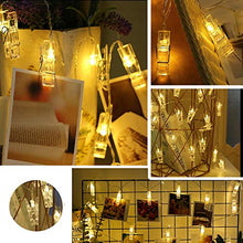 Carica l&#39;immagine nel visualizzatore di Gallery, Zorara Luci Led per Clip Foto, 6M 40 LED Foto Stringa Illuminazione,...