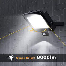 Carica l&#39;immagine nel visualizzatore di Gallery, Onforu 2 Pezzi 60W faretto con sensore, 6000LM di movimento, IP66... - Ilgrandebazar