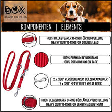 Carica l'immagine nel visualizzatore di Gallery, DDOXX Guinzaglio per Cani Nylon, Regolabile con XS - 1,0 x 200 cm, Arancione