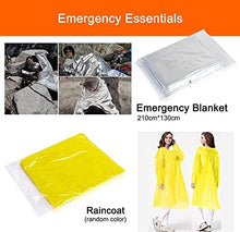 Carica l&#39;immagine nel visualizzatore di Gallery, KAHEIGN 12 In 1 Emergenza Kit per Auto, Strumenti di Sicurezza Automatica Guasto Auto Kit Incluso Segnalazione Triangolo, Gilet Visibilità, Traino Corda, Martello Multiuso, Piombo Salto, Auto Fusibile